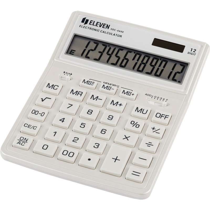 ΚΟΜΠΙΟΥΤΕΡ ELEVEN SDC 444-XRWH (12 ψηφία) ΛΕΥΚΟ 204x155x33mm