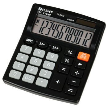 ΚΟΜΠΙΟΥΤΕΡ ELEVEN SDC 812-NR (12ψηφία) ΜΑΥΡΟ 122x102x25mm