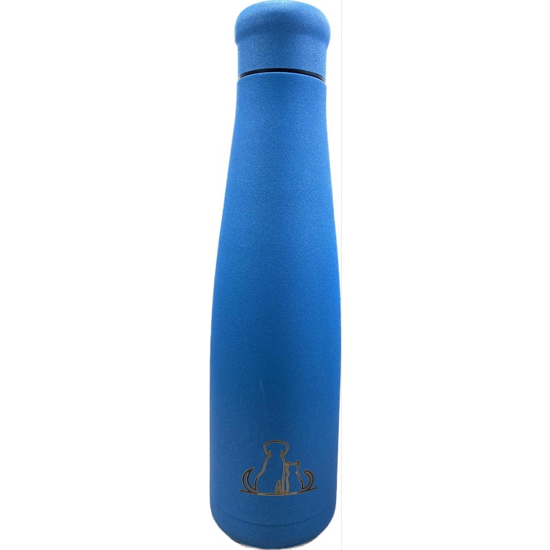ΘΕΡΜΟΣ ΑΝΟΞΕΙΔΩΤΟ 550ml BLUE GLITTER BEST DOG