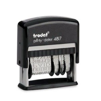 ΣΦΡΑΓΙΔΕΣ TRODAT PRINTY ΗΜ/ΝΙΑΣ & ΤΙΤΛΩΝ 3,8mm