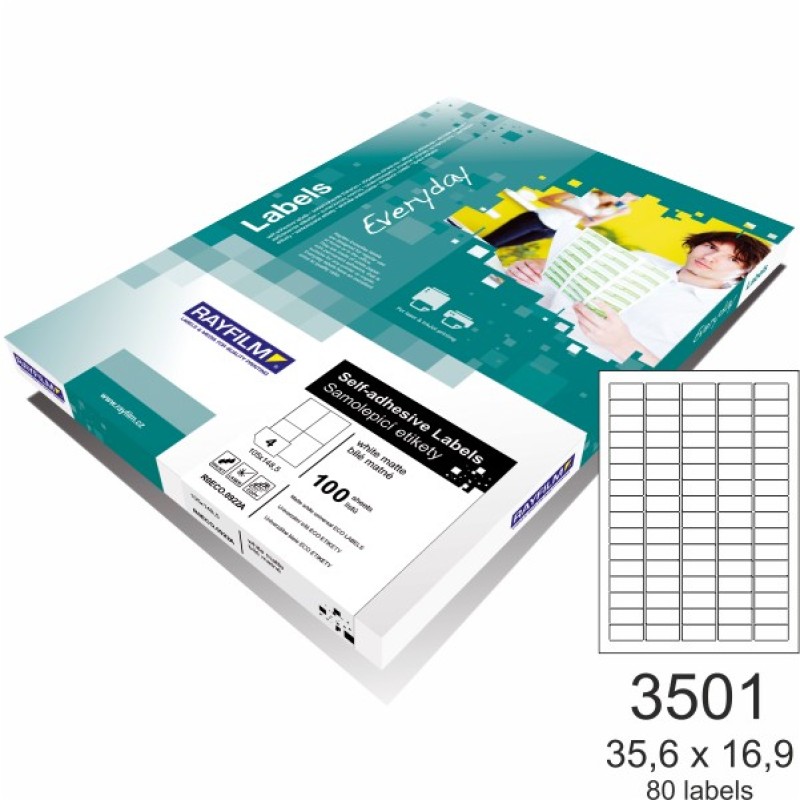 ΕΤΙΚΕΤΕΣ RAYFILM ECO Α4 35,6x16,9mm 100φ.