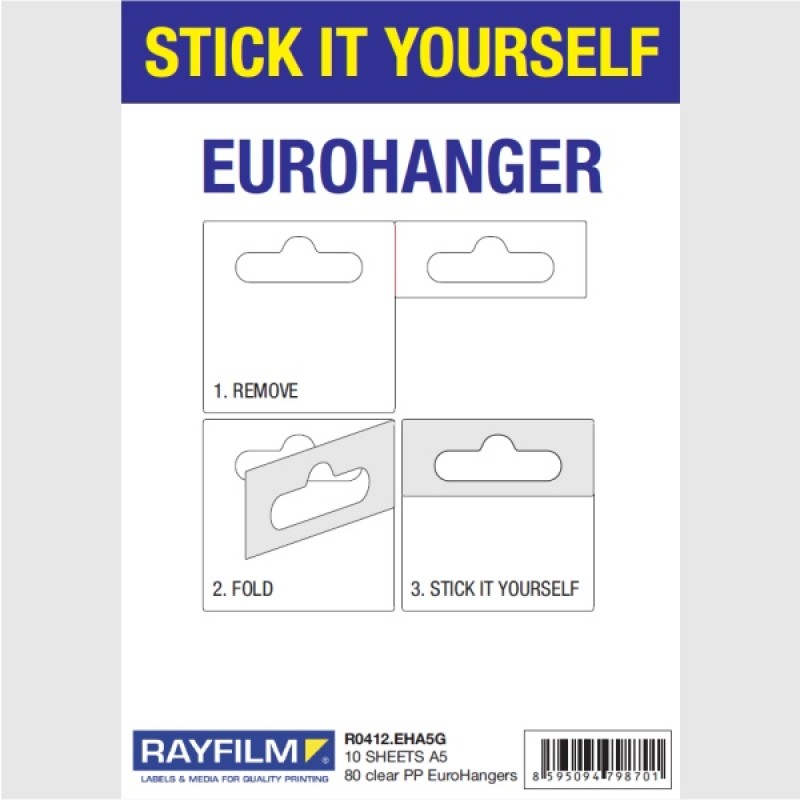 ΑΥΤΟΚ/ΤΑ RAYFILM EUROHANGERS A5 (πακέτο 10φυλ./80 hangers)