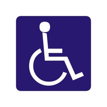 ΣΗΜΑ ΑΥΤΟΚΟΛΛΗΤΟ ΑΝΑΠΗΡΙΚΟ ΜΙΚΡΟ 10x10cm