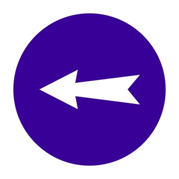 ΣΗΜΑ ΑΥΤΟΚΟΛΛΗΤΟ ΤΟΞΟ ΜΠΛΕ 15x15cm