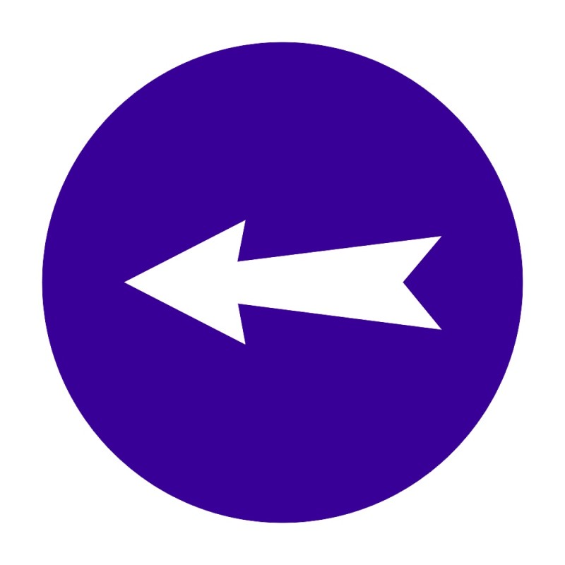 ΣΗΜΑ ΑΥΤΟΚΟΛΛΗΤΟ ΤΟΞΟ ΜΠΛΕ 15x15cm