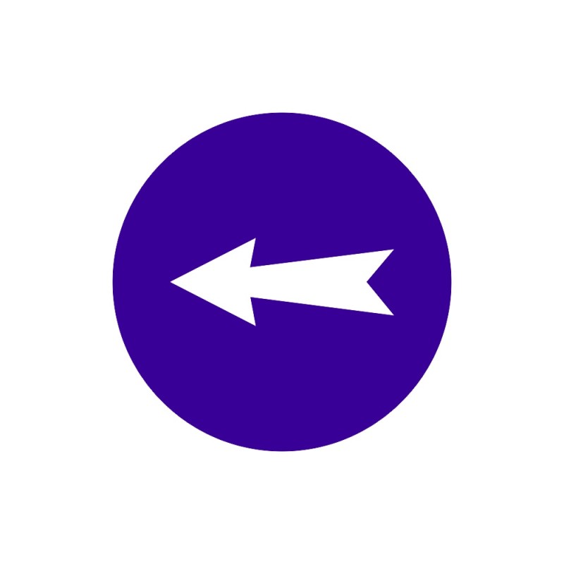 ΣΗΜΑ ΑΥΤΟΚΟΛΛΗΤΟ ΤΟΞΟ ΜΠΛΕ 7x7cm