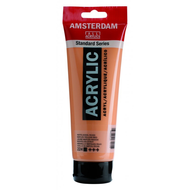 TALENS ΧΡΩΜΑΤΑ ΑΚΡΥΛΙΚΑ AMSTERDAM 120ml NAPLES YELLOWS RED N.224