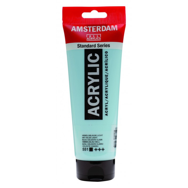 TALENS ΧΡΩΜΑΤΑ ΑΚΡΥΛΙΚΑ AMSTERDAM 120ml SKY BLUE LT  N.551