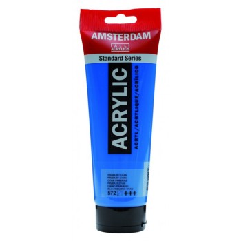 TALENS ΧΡΩΜΑΤΑ ΑΚΡΥΛΙΚΑ AMSTERDAM 120ml PRIMARY CYAN N.572