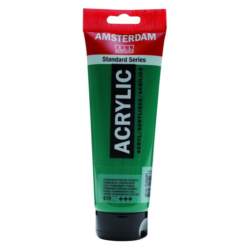 TALENS ΧΡΩΜΑΤΑ ΑΚΡΥΛΙΚΑ AMSTERDAM 120ml PERM. GREEN DP N.619