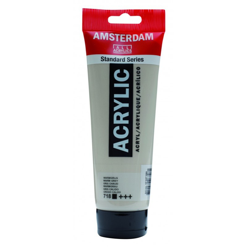 TALENS ΧΡΩΜΑΤΑ ΑΚΡΥΛΙΚΑ AMSTERDAM 120ml WARM GREY N.718