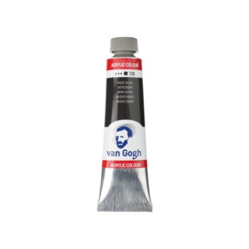 TALENS ΧΡΩΜΑΤΑ ΑΚΡΥΛΙΚΑ 40ml OXIDE BLACK No 735