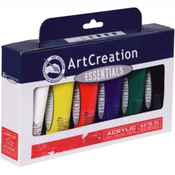 TALENS ΧΡΩΜΑΤΑ ΑΚΡΥΛΙΚΑ ART CREATION ΣΕΤ 6ΧΡ.75ml