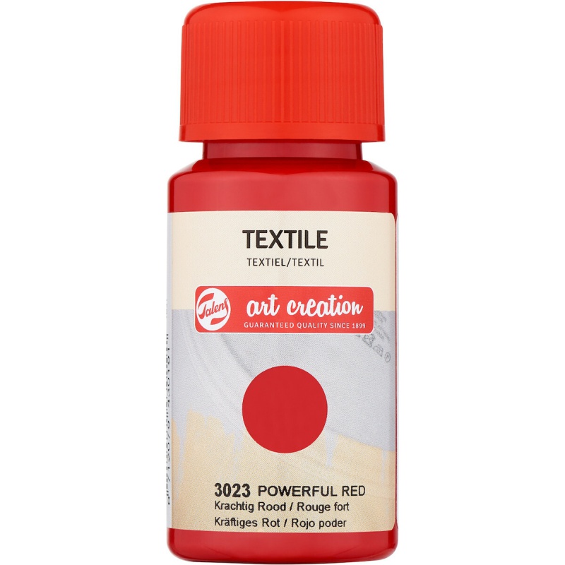 TALENS ART CREATION ΧΡΩΜΑΤΑ TEXTILE 50ml POWERFULL RED