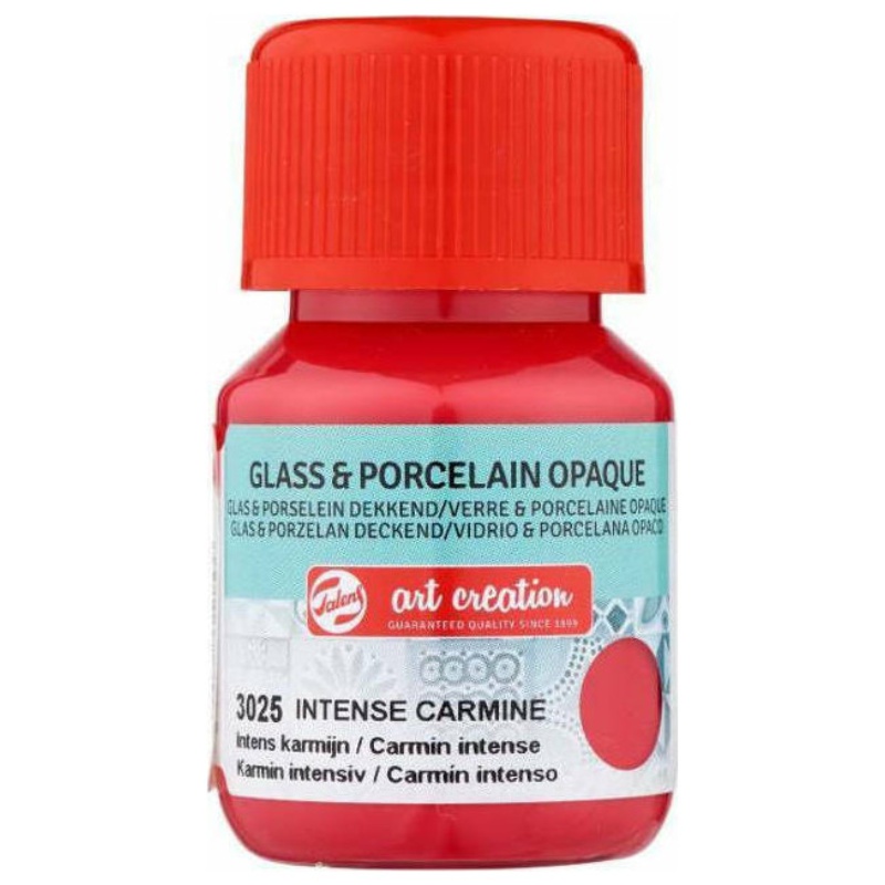 TALENS ART CREATION ΧΡΩΜΑΤΑ OPQ GLASS/PORCELAIN  30ml INT.CARMINE