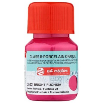 TALENS ART CREATION ΧΡΩΜΑΤΑ OPQ GLASS/PORCELAIN  30ml BRIGHT FUCHSIA