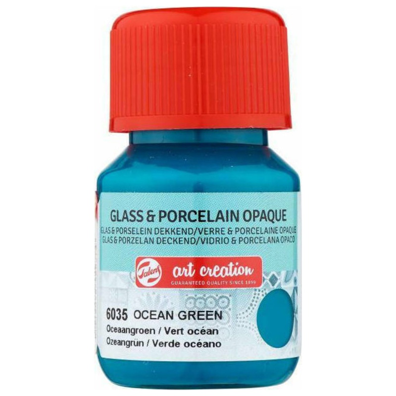 TALENS ART CREATION ΧΡΩΜΑΤΑ OPQ GLASS/PORCELAIN  30ml OCEAN GREEN