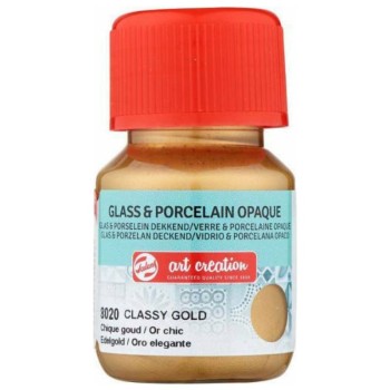 TALENS ART CREATION ΧΡΩΜΑΤΑ OPQ GLASS/PORCELAIN  30ml CLASSY GOLD