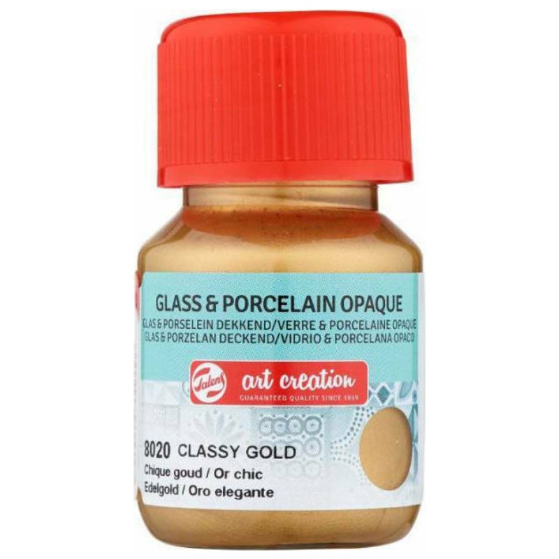 TALENS ART CREATION ΧΡΩΜΑΤΑ OPQ GLASS/PORCELAIN  30ml CLASSY GOLD