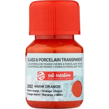 TALENS ART CREATION ΧΡΩΜΑΤΑ TR. GLASS/PORCELAIN  30ml WARM ORANGE