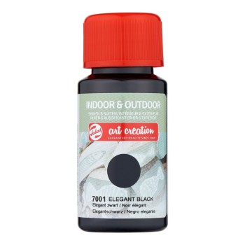 TALENS ART CREATION ΧΡΩΜΑΤΑ INDOOR/OUTDOOR  50ml ELEGANT BLACK