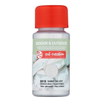 TALENS ART CREATION ΧΡΩΜΑΤΑ INDOOR/OUTDOOR  50ml SHINY SILVER