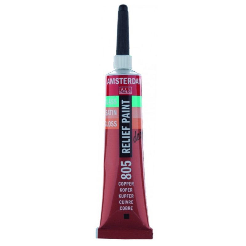 TALENS AMSTERDAM RELIEF PAINT 20ml (περίγραμμα) COPPER No 805