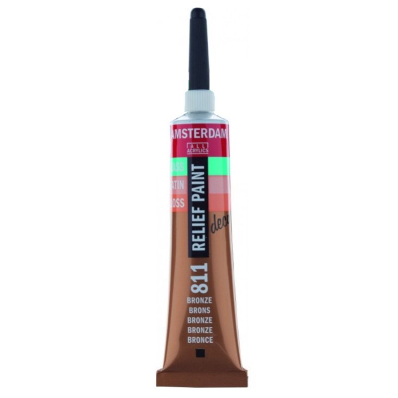 TALENS AMSTERDAM RELIEF PAINT 20ml (περίγραμμα) BRONZE No 811