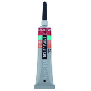 TALENS AMSTERDAM RELIEF PAINT 20ml (περίγραμμα) PEWTER No 815