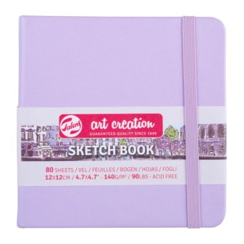 TALENS SKETCHBOOK ART CREATION 12x12 140gr ΠΑΣΤΕΛ ΜΩΒ