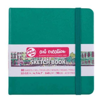TALENS SKETCHBOOK ART CREATION 12x12 140gr ΠΡΑΣΙΝΟ
