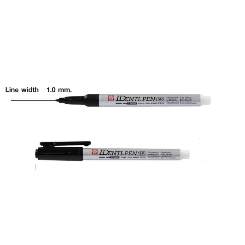 ΜΑΡΚΑΔΟΡΟΙ SAKURA IDENTI PEN FINE BLACK (μία μύτη)