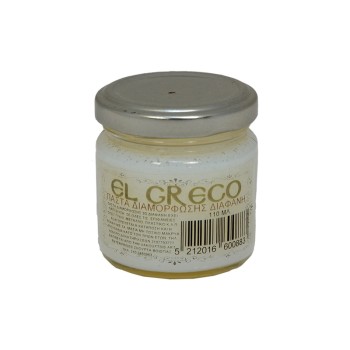 ΠΑΣΤΑ ΔΙΑΜΟΡΦΩΣΗΣ EL GRECO CRISTAL GEL 3D  ΔΙΑΦΑΝΗ 110ml