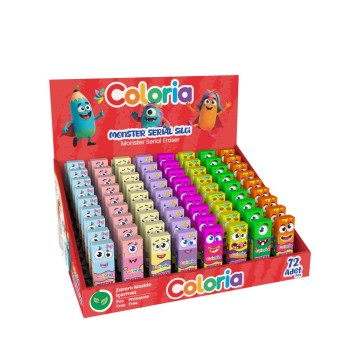 ΓΟΜΕΣ SILKA MONSTER COLORIA (κουτί 72τεμ.)