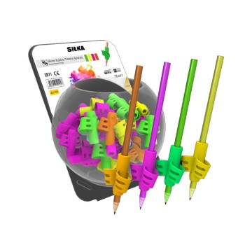 ΜΟΛΥΒΙΟΥ GRIP ΔΙΠΛΟ NEON SILKA ΒΑΖΟ 72τεμ.