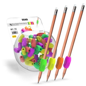 ΜΟΛΥΒΙΟΥ GRIP NEON SILKA ΒΑΖΟ 144τεμ.