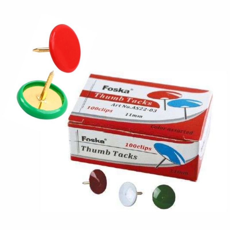 ΠΙΝΕΖΕΣ ΧΡΩΜΑΤΙΣΤΕΣ FOSCA 100τεμ.