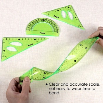 ΤΡΙΓΩΝΑ ΣΕΤ FOSKA ΕΥΚΑΜΠΤΑ 4τεμ. 30cm BP-77 ΠΡΑΣΙΝΟ