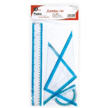 ΤΡΙΓΩΝΑ ΣΕΤ FOSKA 30cm BP-9230-1 ΔΙΧΡΩΜA