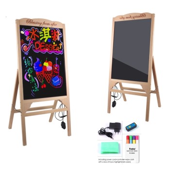 ΠΙΝΑΚΑΣ FOSKA LED 50χ70 (περιέχει πανάκι και 8 μαρκαδόρους fluo)