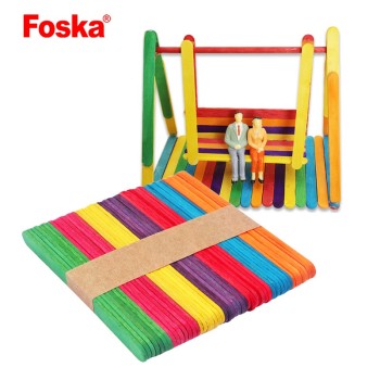 ΞΥΛΑΚΙΑ ΓΛΩΣΣΟΠΙΕΣΤΡΑ ΧΡΩΜΑΤΙΣΤΑ FOSKA 114x10x2mm 50 τεμ.