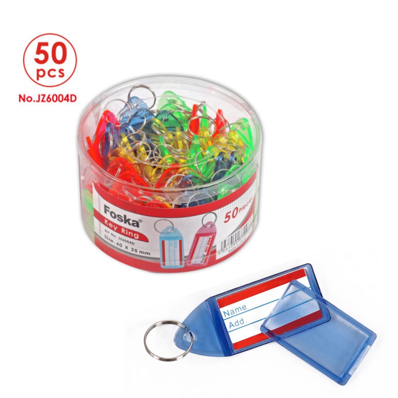 ΚΛΕΙΔΟΘΗΚΕΣ FOSKA ΠΛΑΣΤΙΚΕΣ ΣΚΛΗΡΕΣ ΒΑΖΟ 50τεμ.