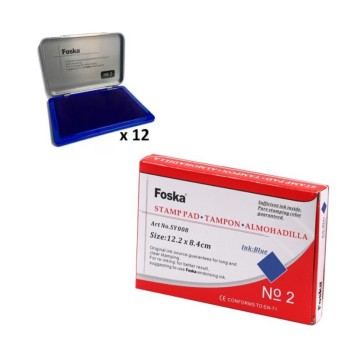 ΤΑΜΠΟΝ FOSKA No 2 (12,2 x 8.4cm) ΜΠΛΕ