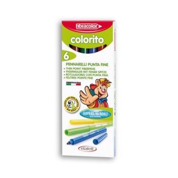 ΜΑΡΚΑΔΟΡΟΙ FIBRA COLORITO S.WASHABLE ΤΩΝ 6