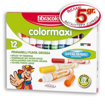 ΜΑΡΚΑΔΟΡΟΙ FIBRA COLORMAXI ΤΩΝ 12