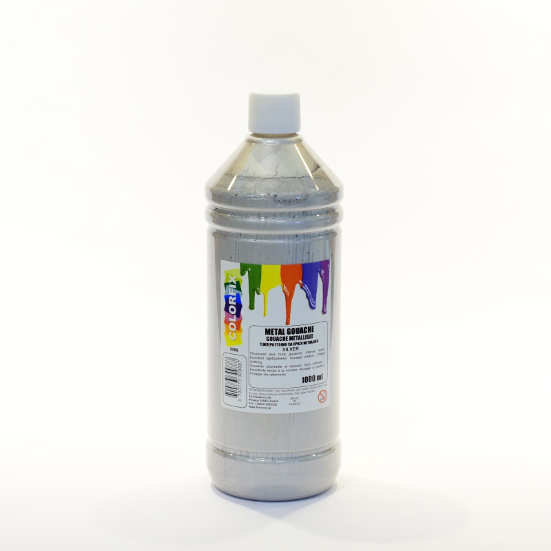 ΤΕΜΠΕΡΑ COLORFIX 1lt METALIC SILVER