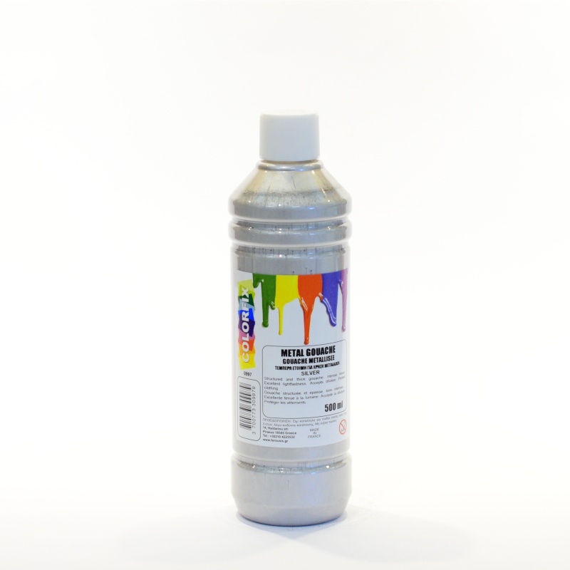 ΤΕΜΠΕΡΑ COLORFIX 500ml METALIC SILVER
