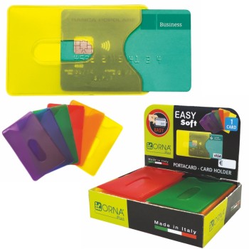 ΘΗΚΗ ΠΙΣΤΩΤΙΚΗΣ ΚΑΡΤΑΣ ORNA ΧΡΩΜΑΤΙΣΤΗ ΣΚΛΗΡΗ (0,45mic)