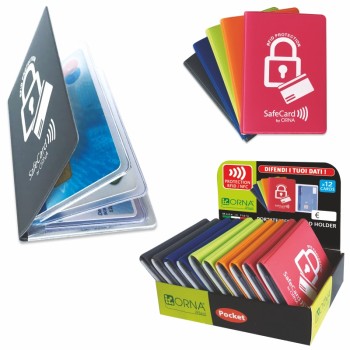 ΘΗΚΗ ΠΙΣΤΩΤΙΚΗΣ ΚΑΡΤΑΣ ORNA RFID SECURE 12θεσ.