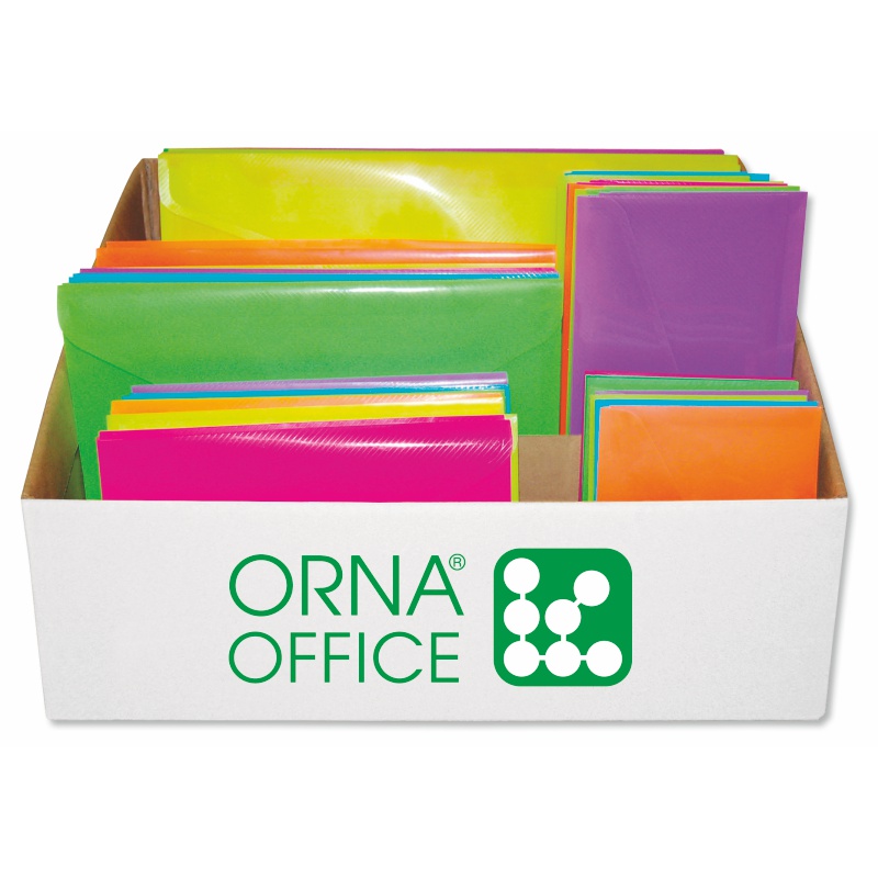ΦΑΚΕΛΟΣ ΚΟΥΜΠΙ ORNA (stand 120τεμ.) ασορτί μεγέθη & χρώματα